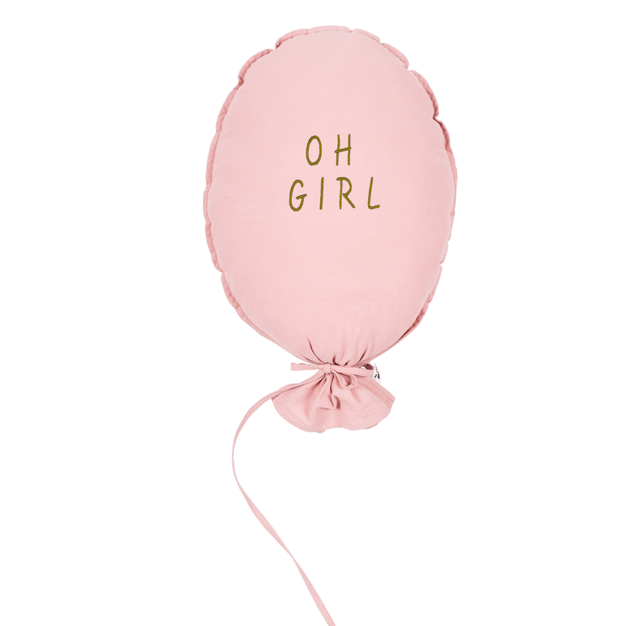 Stoffen ballon - roze - decoratie - kinderkamer - babykamer